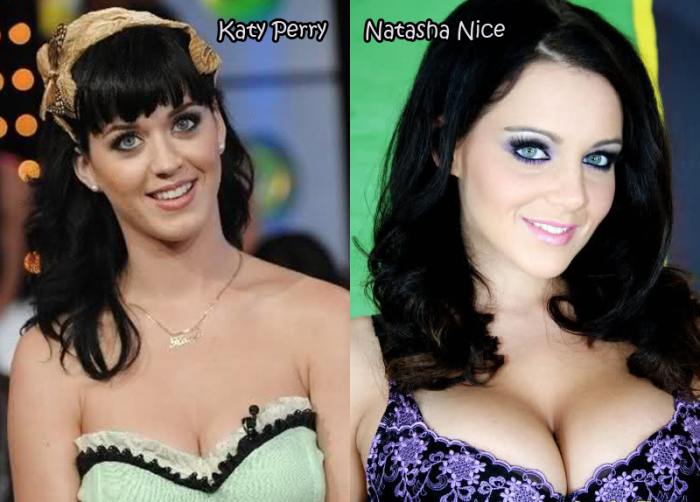 Celebrity Porn Star Cleavage - 10 Famous Hollywood Celebrities Look Alike Porn Star Doppelgangers
