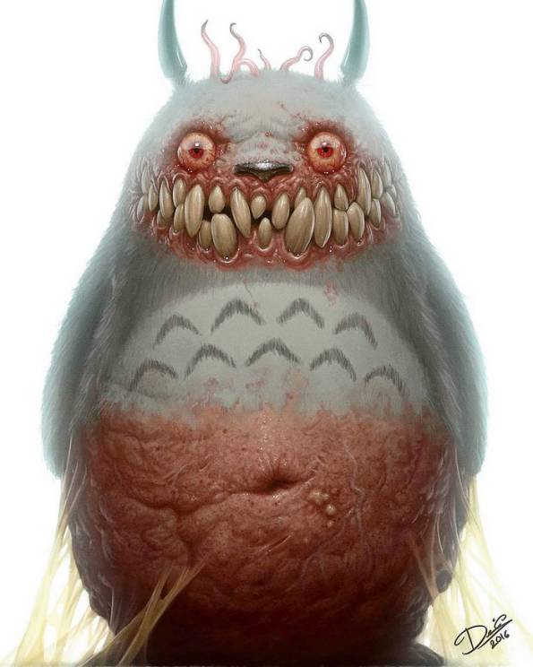 Meet Dennis Carlsson: An Artist Who Creates Scary Cartoon Monsters